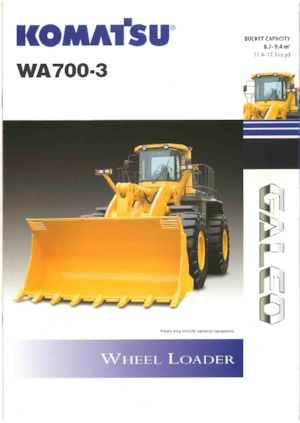 Radlader Komatsu WA700-3A