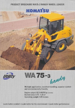Radlader Komatsu WA75-3