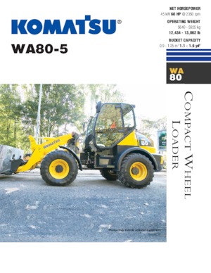 Radlader Komatsu WA80-5