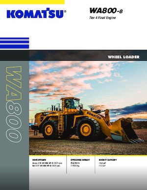 Radlader Komatsu WA800-8E0