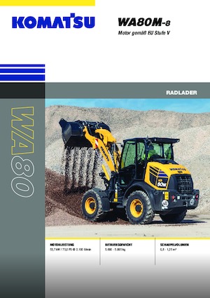 Radlader Komatsu WA80M-8E0