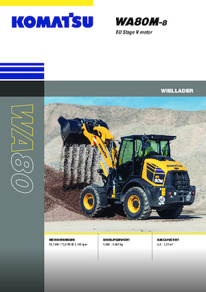 Radlader Komatsu WA80M-8E0