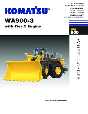 Radlader Komatsu WA900-3
