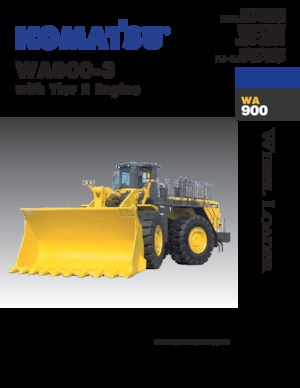 Radlader Komatsu WA900-3