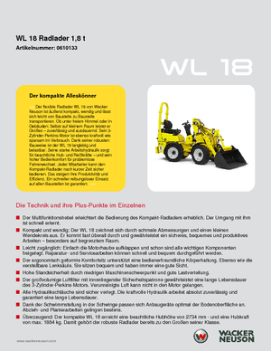 Radlader Wacker Neuson WL 18