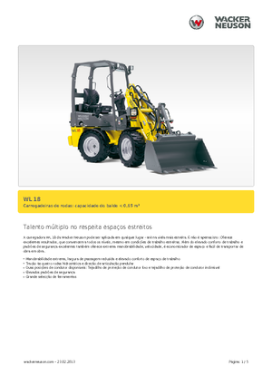 Radlader Wacker Neuson WL 18