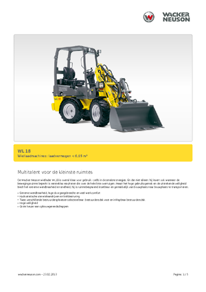 Radlader Wacker Neuson WL 18