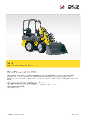 Radlader Wacker Neuson WL 18