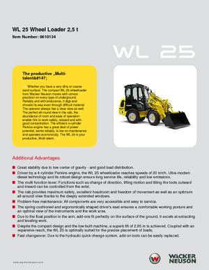 Radlader Wacker Neuson WL25