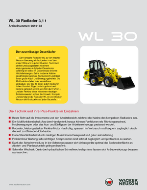 Radlader Wacker Neuson WL 30