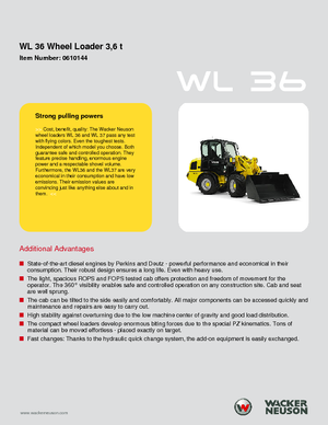 Radlader Wacker Neuson WL 36