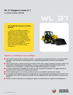 Radlader Wacker Neuson WL 37
