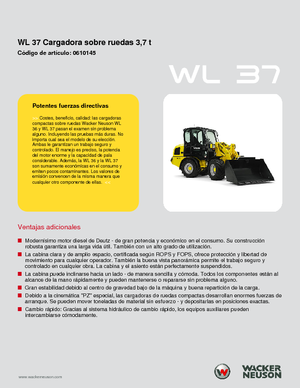 Radlader Wacker Neuson WL 37