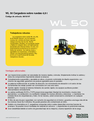 Radlader Wacker Neuson WL 50