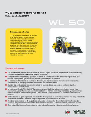 Radlader Wacker Neuson WL 50