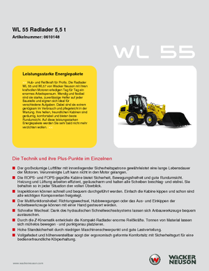 Radlader Wacker Neuson WL 55