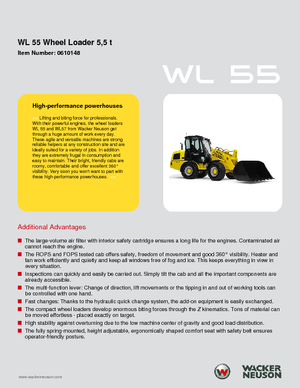 Radlader Wacker Neuson WL 55