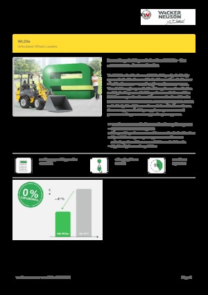 Elektro Radlader Wacker Neuson WL20 e