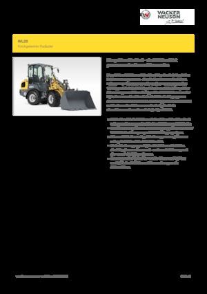 Radlader Wacker Neuson WL28