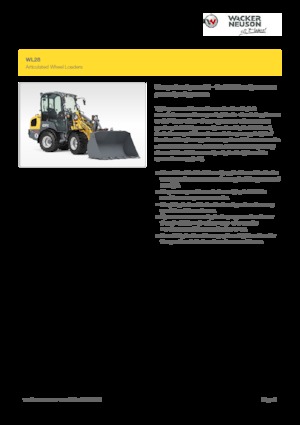 Radlader Wacker Neuson WL28