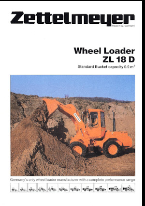 Radlader Zettelmeyer ZL 18 D