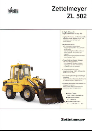Radlader Zettelmeyer ZL 502