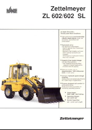 Radlader Zettelmeyer ZL 602 SL