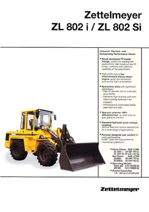 Radlader Zettelmeyer ZL 802 SI