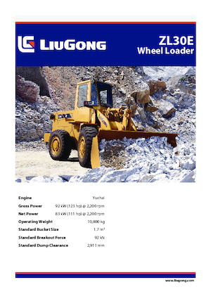 Radlader Liugong ZL30E 
