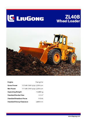 Radlader Liugong ZL40B 