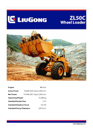 Radlader Liugong ZL50C 