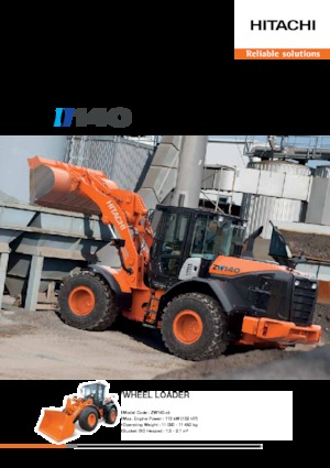 Radlader Hitachi ZW140-5B