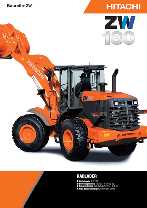 Radlader Hitachi ZW 180