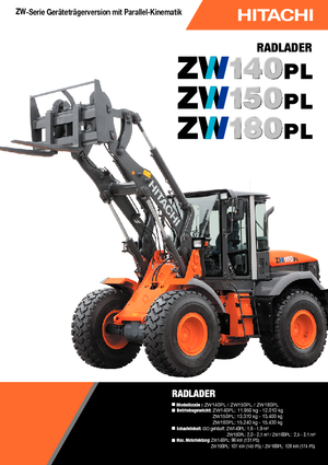 Radlader Hitachi ZW 180 PL