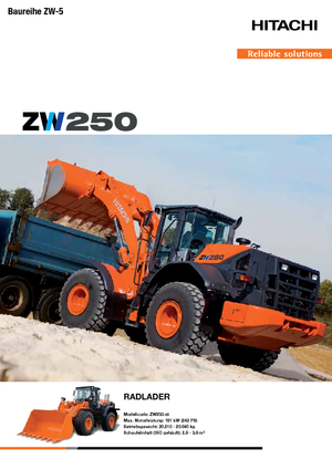 Radlader Hitachi ZW250-5B