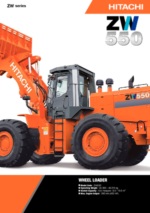 Radlader Hitachi ZW 550