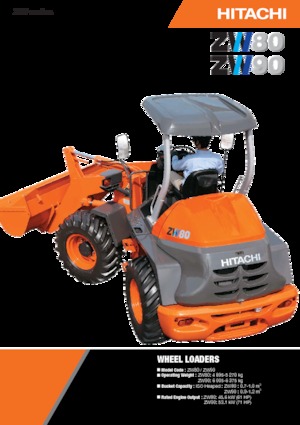 Radlader Hitachi ZW80