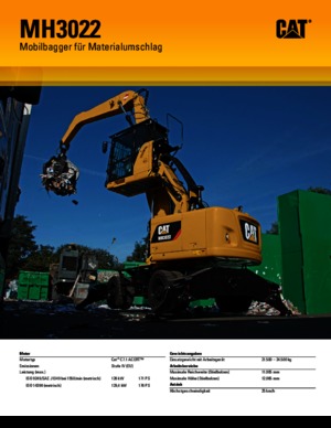 Umschlagmaschinen Caterpillar MH3022