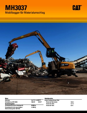 Mobilbagger Caterpillar MH 3037