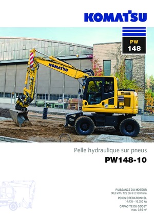 Mobilbagger Komatsu PW148-10