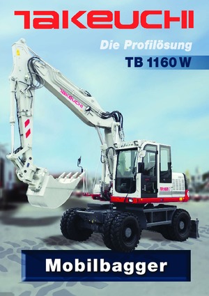 Mobilbagger Takeuchi TB 1160 W