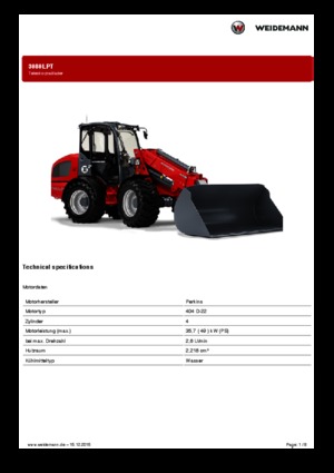 Radlader Weidemann 3080 LP T