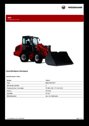Radlader Weidemann 4080