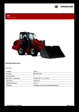 Radlader Weidemann 4080
