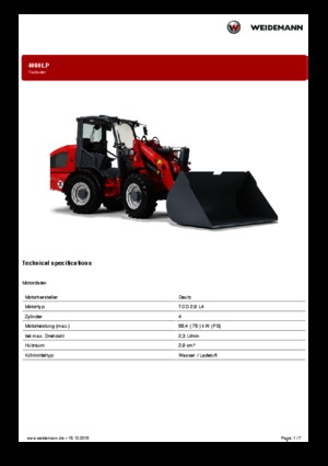 Radlader Weidemann 4080LP