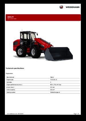 Radlader Weidemann 4080LPT