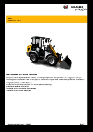 Radlader Kramer 5025