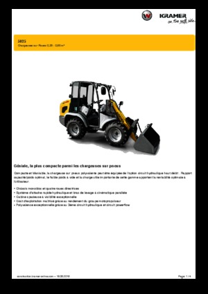 Radlader Kramer 5025
