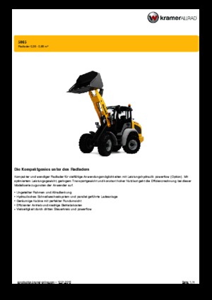 Radlader Kramer 5065