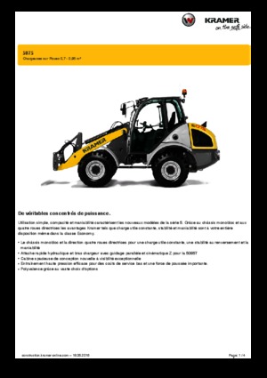 Radlader Kramer 5075